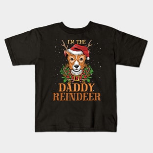 Im The Daddy Reindeer Christmas Funny Pajamas Funny Christmas Gift Kids T-Shirt